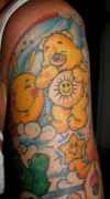 cartoon arm tattoo